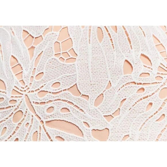 NWT Anthropologie Gardenia Eyelet Lace Column Dress Maeve‎ Sz. 8 White Tropical - Picture 5 of 16